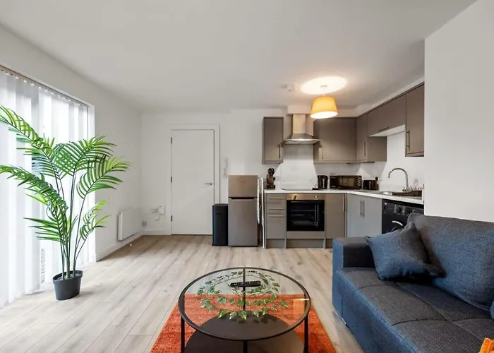 Contemporary 1 Bed Apartment -Belfast East Village